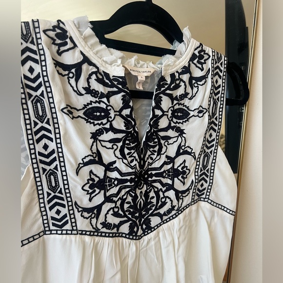 Rebecca Taylor Embroidered Blouse - Picture 2 of 4